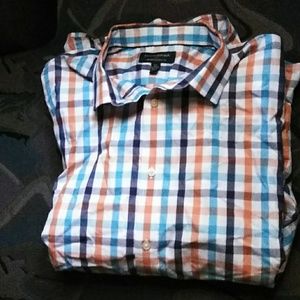 Banana republic long sleeve plaid shirt
